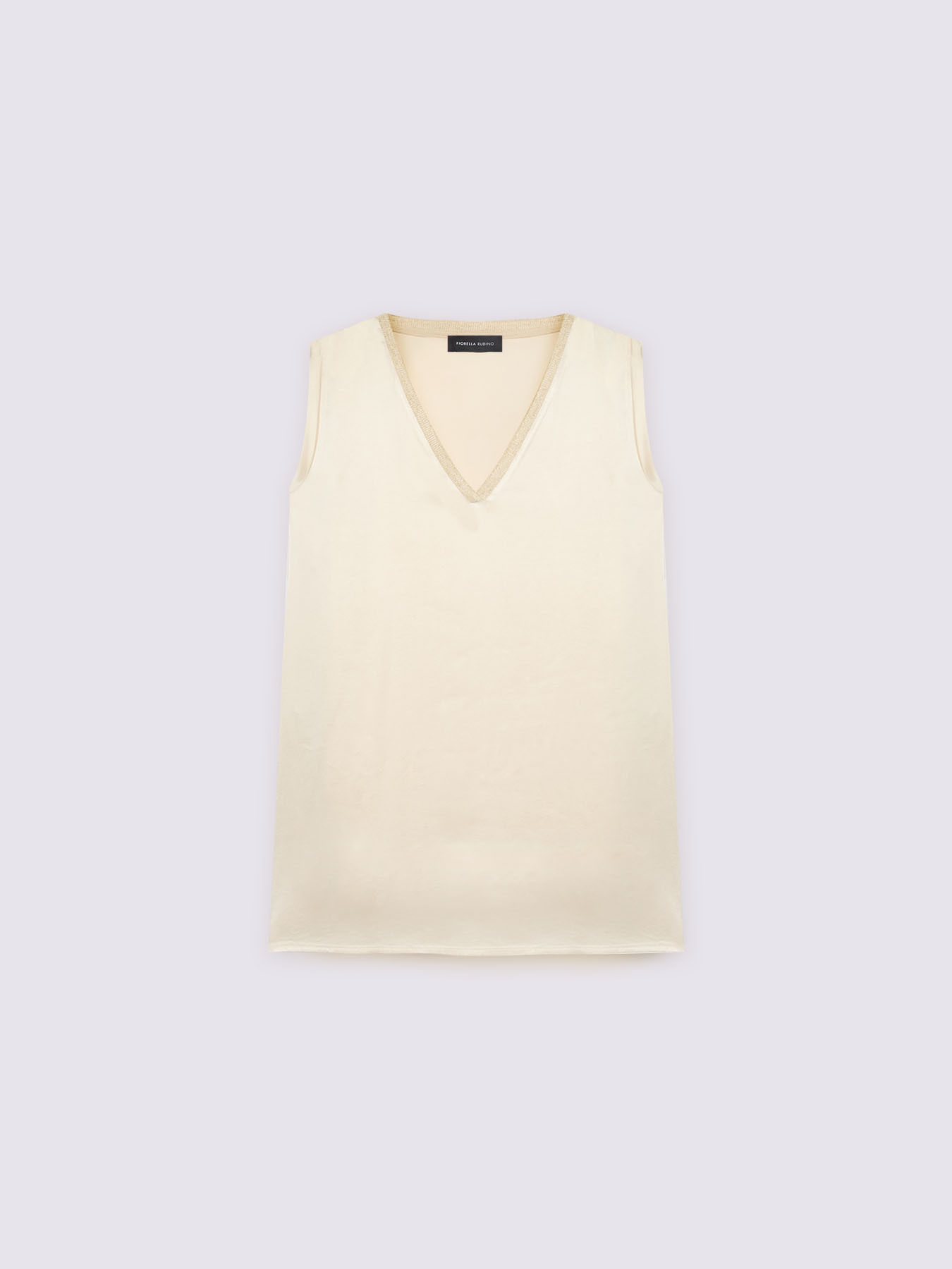 Satin-Top mit V-Ausschnitt image number 4