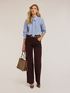 Cotton palazzo trousers image number 0