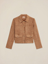 Short jacket in soft fabric image number 4