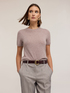 Pull manches courtes en cachemire image number 1
