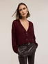 Cardigan en maille ajourée mélange mohair image number 2