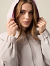 Nylon jacket with hood image number 2