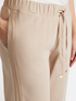 Cropped-Joggers mit Spitzenbordüren image number 3