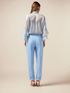 Cigarette pants in technical fabric image number 1