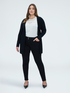 Skinny Jeans total black image number 0