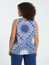 Jersey-Top mit Bandana-Print image number 2