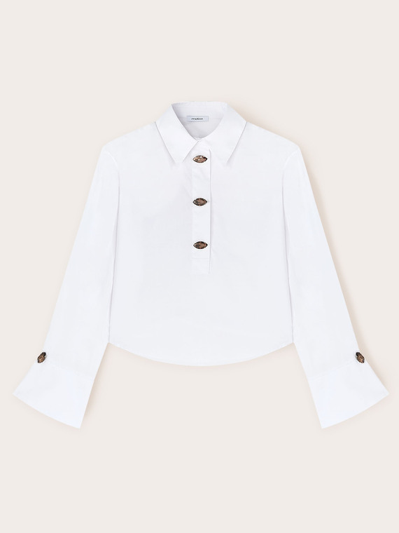 Oversized shirt with stones