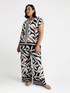 Bluse mit Blätterprint image number 2