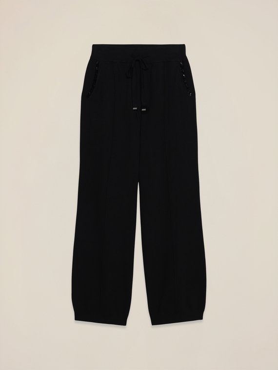 Pantaloni joggers in maglia