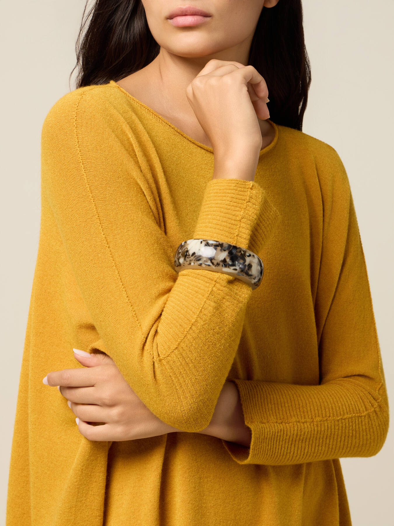 Oversized viscose blend sweater image number 2