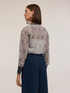 Pullover mit geometrischem Muster und Top image number 1
