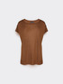 T-shirt con bordi a coste image number 4