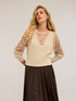 Top avec parties en macramé image number 2