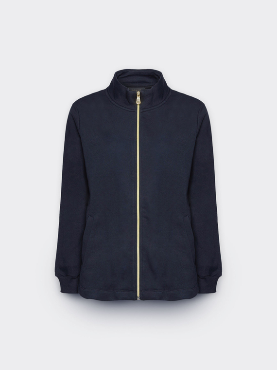 Sweat-shirt avec fermeture éclair