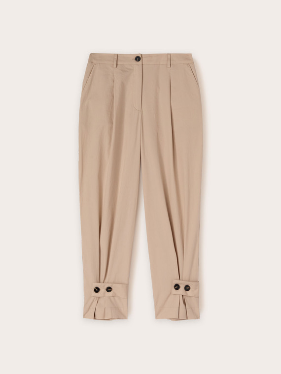 Pantaloni chino barrel leg