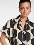 Camicia in mussola cotone stampata image number 2