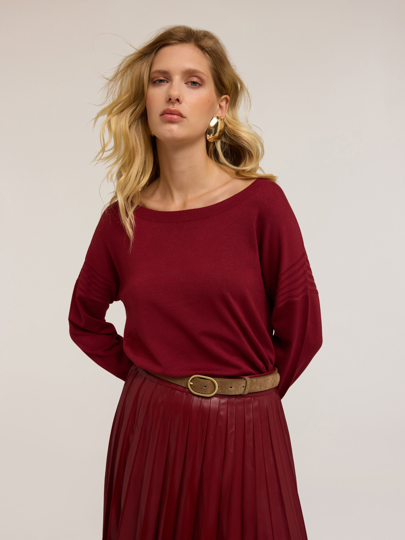 Viscose oversized jumper image number 0