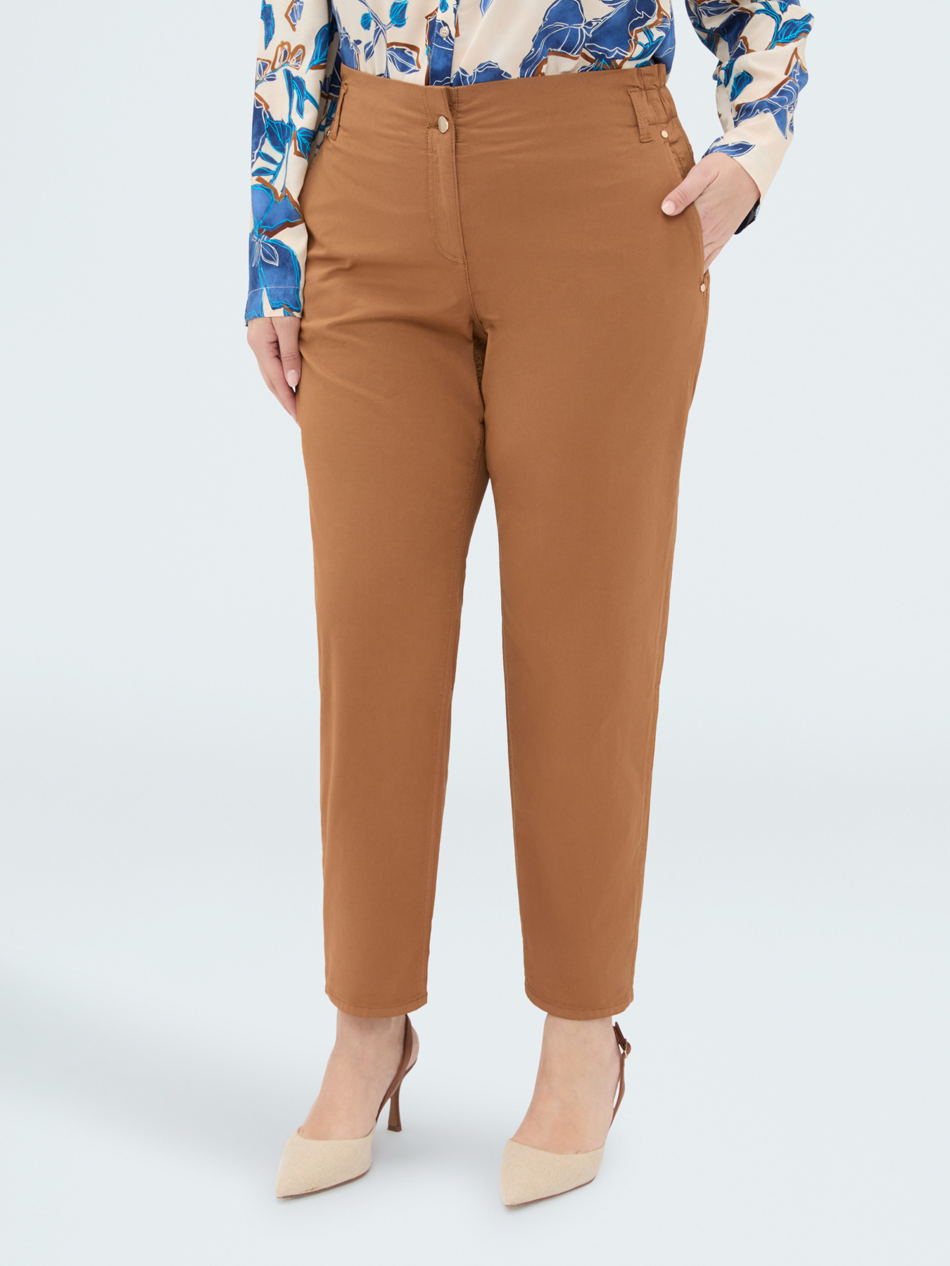 Balloon Pants in Cotton Blend image number 0