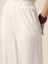 Wide-leg linen blend trousers image number 2