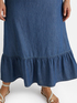 Long denim dress image number 2
