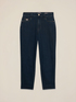 Dark blue wash boyslim jeans image number 4