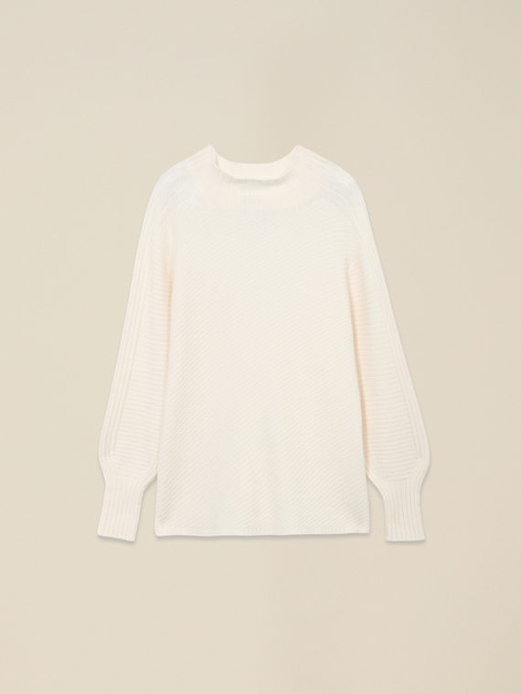 Pull col roulé oversize