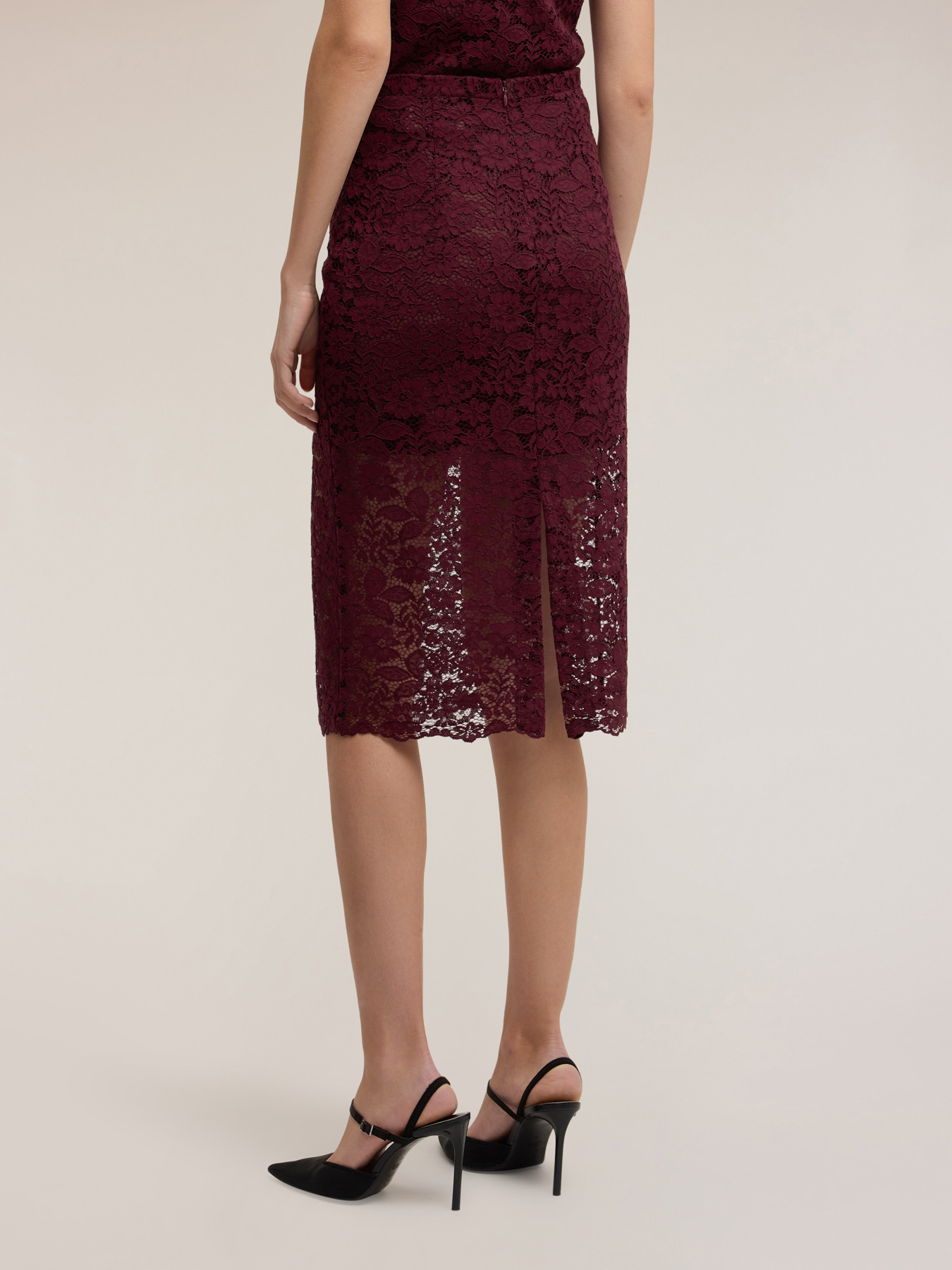 Lace sheath skirt image number 1