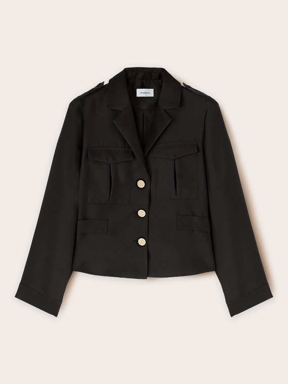 Single-breasted jacket with pockets