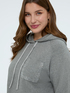 Sweatshirt aus Strick mit verzierter Tasche image number 3
