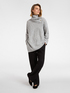 Asymmetrical cable knit wool sweater image number 2