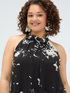 Langes Free-Kleid mit Blattdruck image number 3