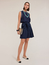 Lyocell blend top with ribbed trims image number 2