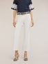 Pantalon kick flare en drill de coton image number 1