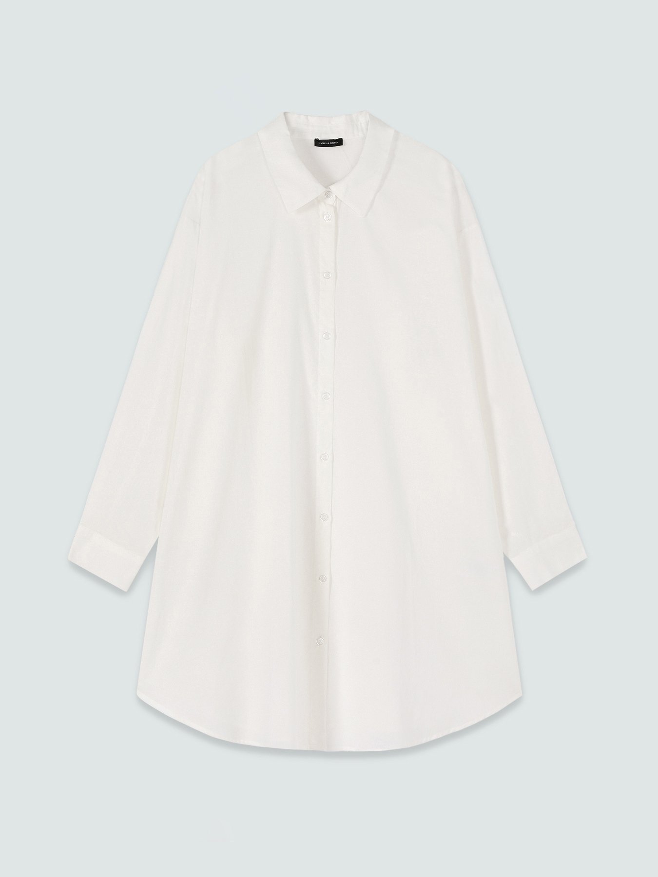 Camicia lunga in cotone image number 4
