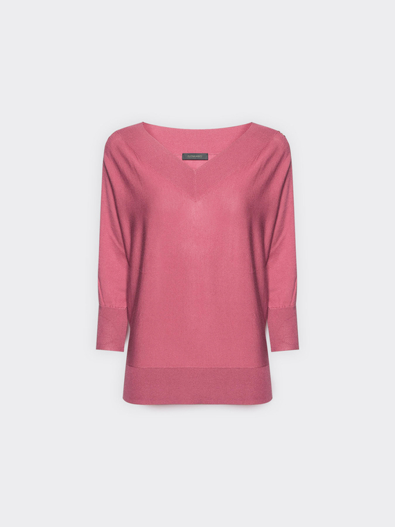 Pullover mit Nieten an den &Auml;rmeln