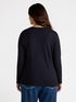 Cardigan col en V en viscose LENZING™ ECOVERO™ image number 1