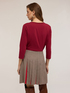 Basic two-material T-shirt image number 1