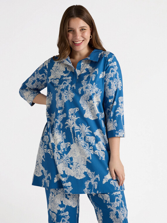 Kleid mit Dschungeldruck