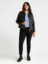 Blusa in raso e jersey image number 3
