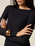 Cotton and cashmere blend T-shirt image number 2