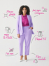 Blazer aus Scuba-Krepp image number 6