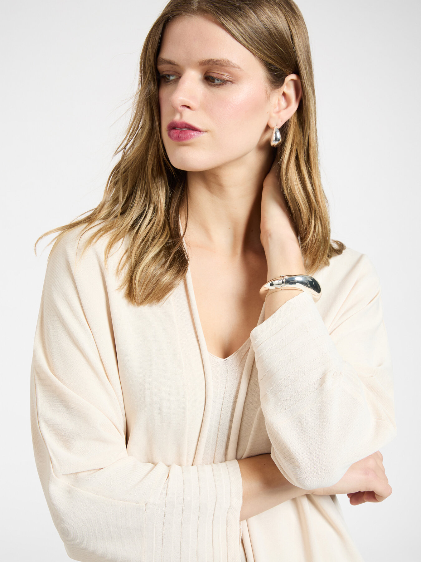 Cardigan misto viscosa image number 3