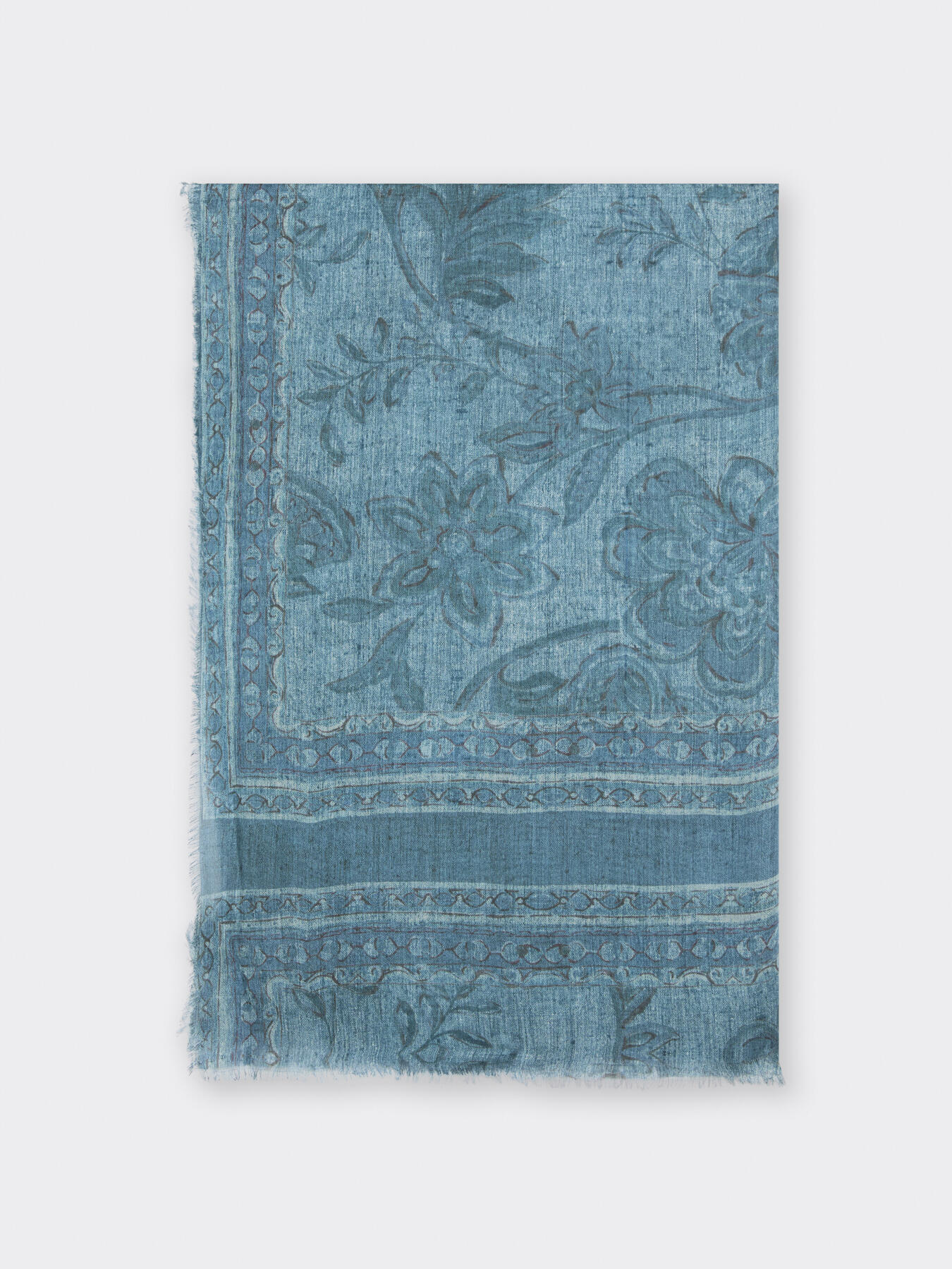 Foulard in modal stampato image number 1
