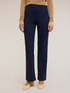 Flared trousers with eyelet pattern image number 2