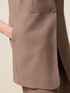Gilet in tessuto misto viscosa image number 2