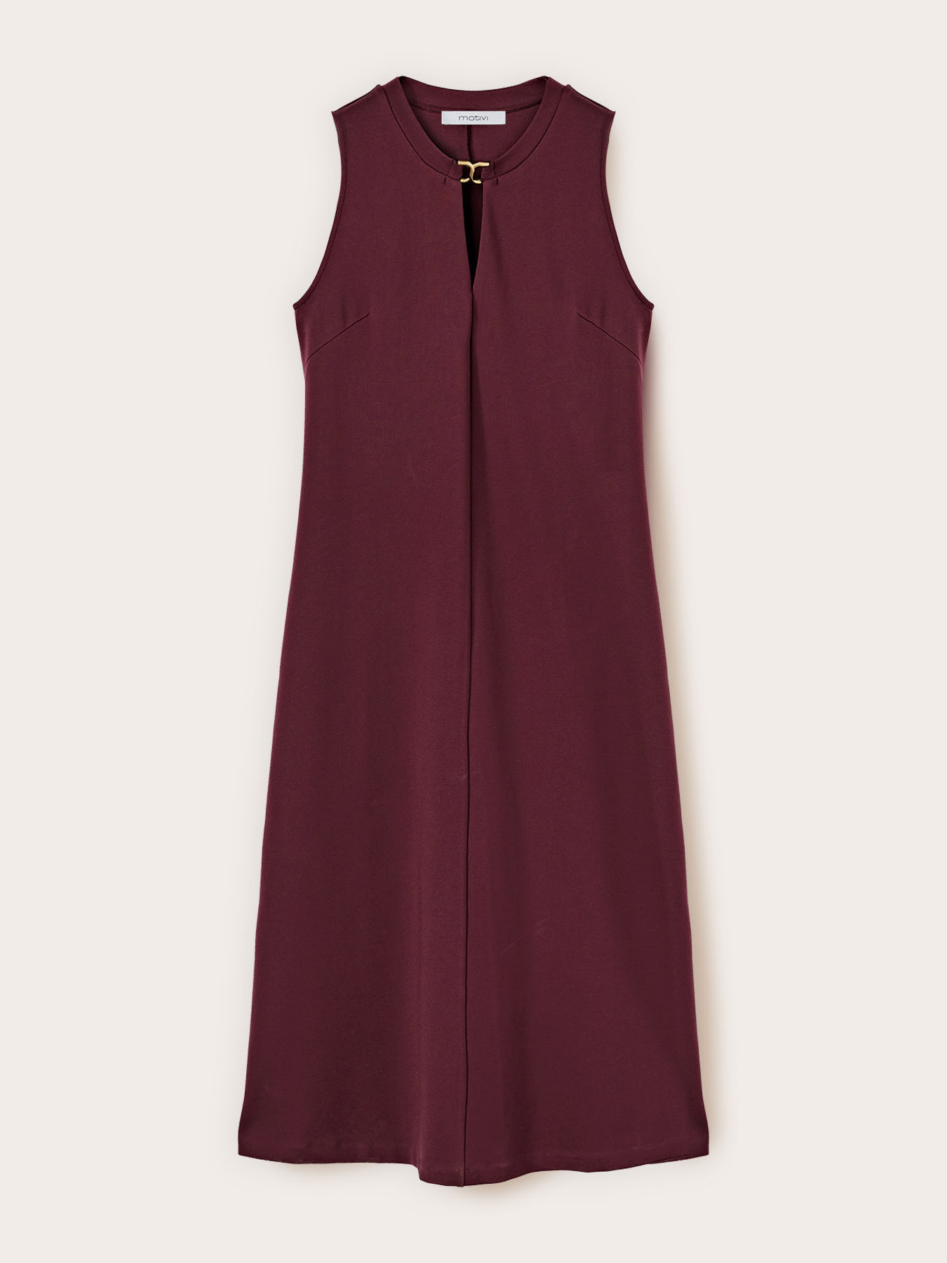 Midi-Kleid mit Metallschlaufe image number 4