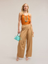 Viscose pareo trousers image number 3