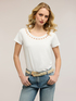 T-shirt with cut-out details image number 0