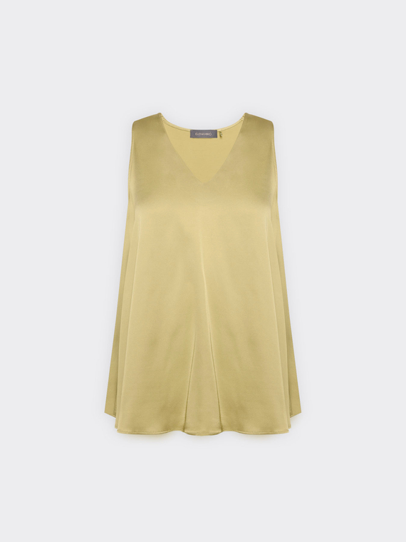 Viscose satin top