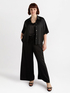 Satin palazzo trousers image number 4